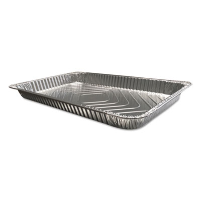 Aluminum Steam Table Pans, Full-Size Shallow?175 oz., 1.69" Deep,12.81 x 20.75, 50/Carton