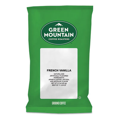 French Vanilla Coffee Fraction Packs, 2.2 oz, 50/Carton