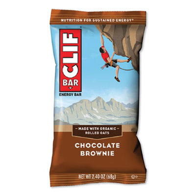 Energy Bar, Chocolate Brownie, 2.4 oz Bar, 12 Bars/Box