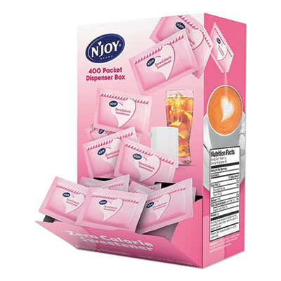 Pink Saccharin Artificial Sweetener Packets, 0.04 oz Packet, 400 Packets/Box