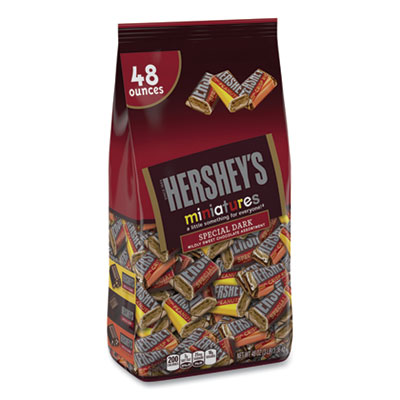 Miniatures Variety Share Pack, Dark Assortment, 48 oz Bag, Ships in 1-3 Business Days