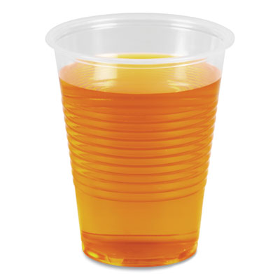 Translucent Plastic Cold Cups, 10 oz, Polypropylene, 100 Cups/Sleeve, 10 Sleeves/Carton