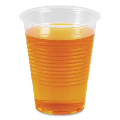 Translucent Plastic Cold Cups, 10 oz, Polypropylene, 100/Pack
