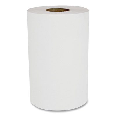 Hardwound Paper Towels, Nonperforated, 1-Ply, 8" x 350 ft, White, 12 Rolls/Carton