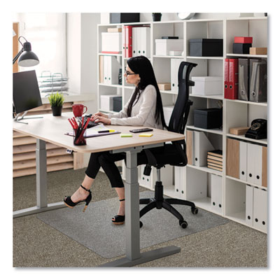 Cleartex Ultimat Polycarbonate Chair Mat for Low/Medium Pile Carpet, 35 x 47, Clear