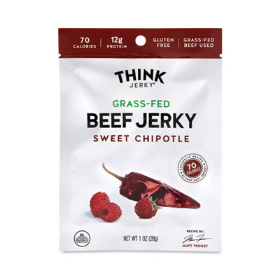 Sweet Chipotle Beef Jerky, 1 oz Pouch, 12/Pack, Ships in 1-3 Business Days