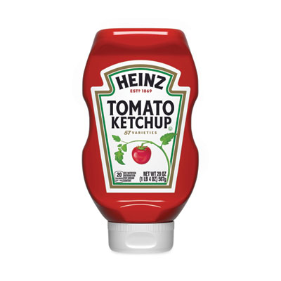 Tomato Ketchup Squeeze Bottle, 20 oz Bottle, 3/Pack, Ships in 1-3 Business Days