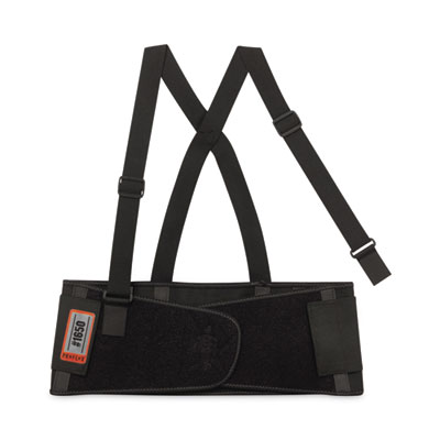 ProFlex 1650 Economy Elastic Back Support Brace, X-Small, 20" to 25" Waist, Black, Ships in 1-3 Business Days
