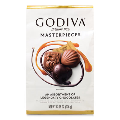 Masterpieces Chocolate Assortment, Assorted Flavors, 13.25 oz Bag, Ships in 1-3 Business Days