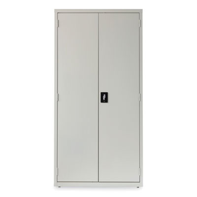 Fully Assembled Storage Cabinets, 5 Shelves, 36" x 18" x 72", Light Gray