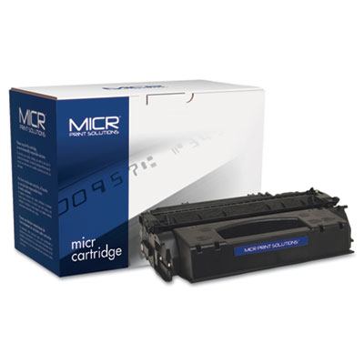 Compatible Q7553X(M) (53XM) High-Yield MICR Toner, 7,000 Page-Yield, Black, Ships in 1-3 Business Days