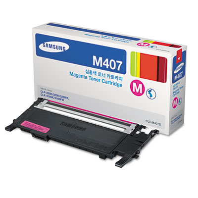 CLT-M407S Toner, 1,000 Page-Yield, Magenta
