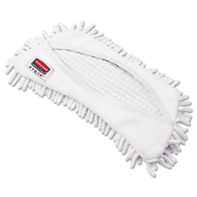 HYGEN Flexi Frame Damp Mop Covers, Microfiber, White, 8.9 x 5.9