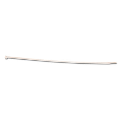 Nylon Cable Ties, 8 x 0.19, 50 lb, Natural, 1,000/Pack