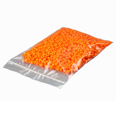 Reclosable Poly Bags, Zipper-Style Closure, 2 mil, 6" x 9", Clear, 1,000/Carton