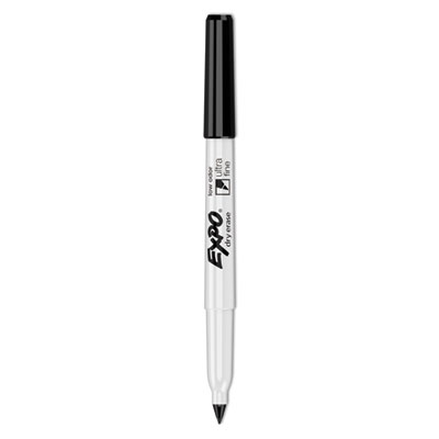 Low-Odor Dry Erase Marker Office Value Pack, Extra-Fine Bullet Tip, Black, 36/Pack