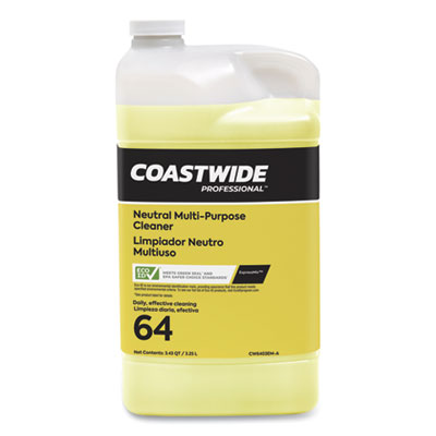 Neutral Multi-Purpose Cleaner 64 Eco-ID Concentrate for EasyConnect Systems, Citrus Scent, 101 oz Bottle, 2/Carton
