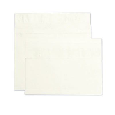 Heavyweight 18 lb Tyvek Open End Expansion Mailers, #15, Square Flap, Redi-Strip Adhesive Closure, 10 x 15, White, 100/Carton