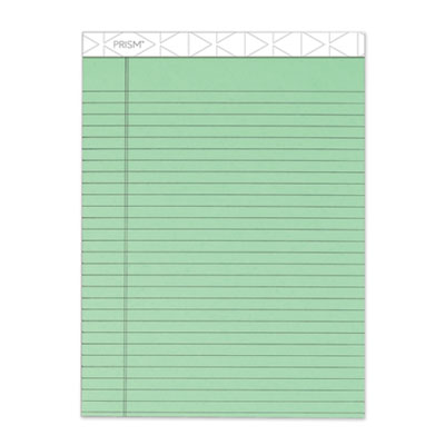 Prism + Colored Writing Pads, Wide/Legal Rule, 50 Pastel Green 8.5 x 11.75 Sheets, 12/Pack