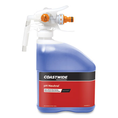pH Neutral Daily Floor Cleaner Concentrate for EasyConnect Systems, Strawberry Scent, 3 L Bottle, 2/Carton