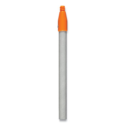 Push Broom Handle with Nylon Thread, Fiberglass, 60", Gray