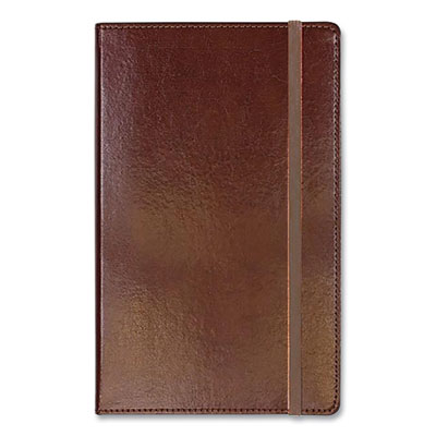 Bonded Leather Journal, 1-Subject, Narrow Rule, Brown Cover, (240) 8.25 x 5 Sheets