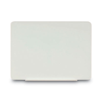 Magnetic Glass Dry Erase Board, 60 x 48, Opaque White Surface