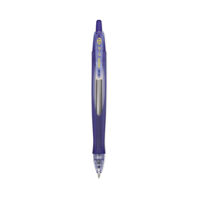 G6 Gel Pen, Retractable, Fine 0.7 mm, Blue Ink, Blue Barrel