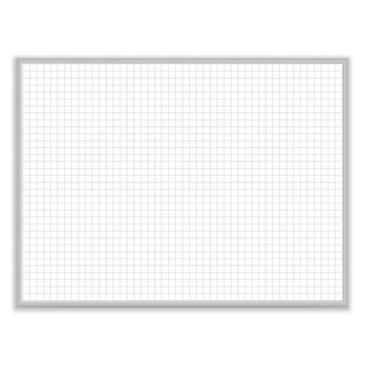 Non-Magnetic Whiteboard with Aluminum Frame, 24 x 17.81, White Surface, Satin Aluminum Frame, Ships in 7-10 Business Days