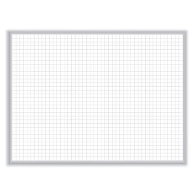 Non-Magnetic Whiteboard with Aluminum Frame, 120.63 x 48.63, White Surface, Satin Aluminum Frame, Ships in 7-10 Business Days