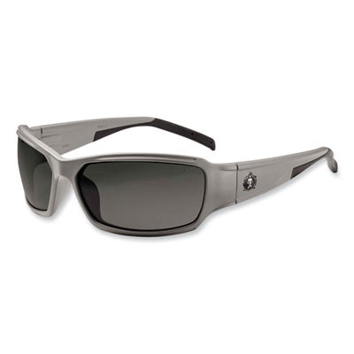 Skullerz Thor Safety Glasses, Matte Gray Nylon Impact Frame, Smoke Polycarbonate Lens, Ships in 1-3 Business Days