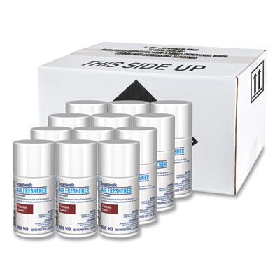 Metered Air Freshener Refill, Cinnamon Sunset, 7 oz Aerosol Spray, 12/Carton